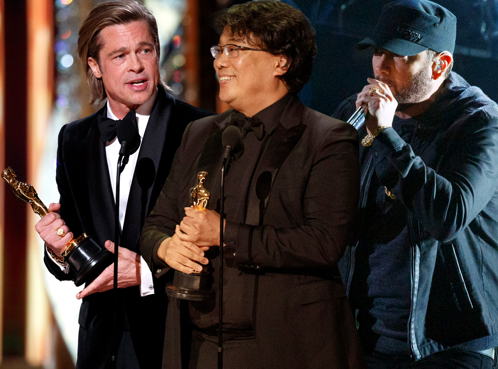 Brad Pitt, Bong Joon-ho, Eminem, 2020 Oscars, Academy Awards, Jaw-Droppers